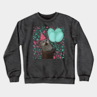 Cute Bday Otter Crewneck Sweatshirt